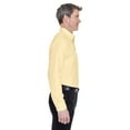 thumbnail image 3 of 8970 UltraClub Men's Classic Wrinkle-Resistant Long-Sleeve Oxford Butter XL, 3 of 3