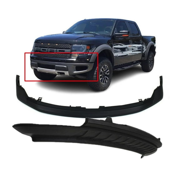 DCP Front Bumper Cover Kit For 2009-2014 Ford F-150 W/Molding Hls FO1000644
