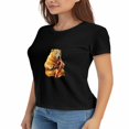 thumbnail image 3 of Signetis Unisex Festive Bear - Holiday Fun Graphic Tee, Black, Short Sleeve, 3 of 9