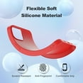 thumbnail image 2 of Liquid Silicone Case for iPhone 14 Pro Max Case, Full Body Protective Cover, Shockproof, Slim Phone Case, Anti-Scratch, Red, 2 of 8