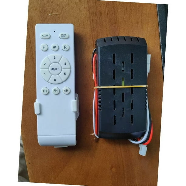 1 juego de controlador de ventilador de techo de velocidad variable con motor de CC, control remoto inalámbrico, motor de ventilador eléctrico para ventiladores de techo y luces de ventilador.