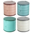 thumbnail image 6 of 4Pcs Rotating Earrings Storage Box Under $5! Yannianjz Rotating Jewelry Storage Box, 360 Degree Spinning Earring Organizer, Multi-Layer Earring Display Case, Portable Travel Jewelry Case, 6 of 9