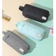 thumbnail image 3 of Estuche grande para lápices, organizador de lápices, portátil, estilo moderno, para oficina, de metal, 2 niveles, para dormitorio,Wsvlmg, 3 of 8