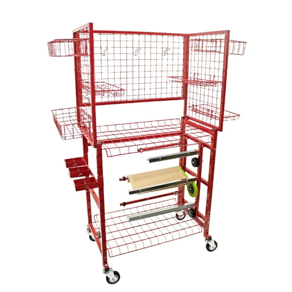 Paint Prep Cart with Masking Paper Dispenser - (26506)