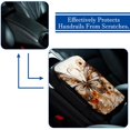 thumbnail image 5 of Butterfly Soft and Comfortable 12.5x8.2 Inch Furry Printed Armrest Accessory Cover for Car, 5 of 6