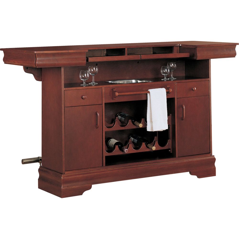 Bar Unit with Sink, Cherry