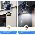 thumbnail image 2 of Luz de inundación solar LED de fábrica para exteriores, hogar, jardín, luz de jardín brillante a prueba de agua, 2 of 3