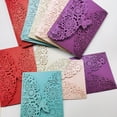 thumbnail image 4 of Tarjetas de invitación de mariposa a la moda, suministros de agradecimiento, boda, compromiso, graduación, fiesta, 25 unidades, 50 unidades, 4 of 4