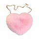 thumbnail image 3 of Bolso bandolera ligero con forma de corazón para oficina, fiestas y viajes. rosa claro, 3 of 9