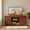 Brown, variant on Vineego TV Stand for 65 Inch TVs, Farmhouse Storage Cabinet with Sliding Doors and Cord Management, Gary