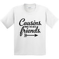 thumbnail image 3 of Inktastic Cousins Make the Best Friends with Arrow Youth T-Shirt, 3 of 5