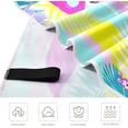 thumbnail image 3 of Dreamtimes Beach Towels Flamingo Camping Towels Fashion Tropical Leaf Sand Free Beach Towel, 30"x60" Large Beach Towels Quick Dry Bath Travel Towels Pool Yoga Beach Mat for Men Women, 3 of 7