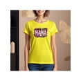 thumbnail image 2 of Playera Blusa Mama Mamá Fieramente Increíble – Estilo Animal Print con Actitud Color Amarillo Talla Mediana Marca Emil SaEs, 2 of 4