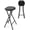 Black, variant on 24 Inch Tall Folding Stool with Handle