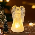 thumbnail image 4 of LED Light-Up Acrylic Angel Ornaments - Crystal-Like Cherub Angelic Night Light, Festive Christmas Decoration, Sparkling Imitation Crystal Angel Ornament for Home, 4 of 6