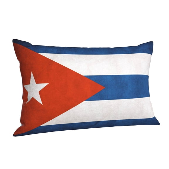 Flag Of Cuban Pillowcase Pillows Cover Case Decor Decoration Rectangle Printed Throw Pillow Case Cushion Cover 20"x30"