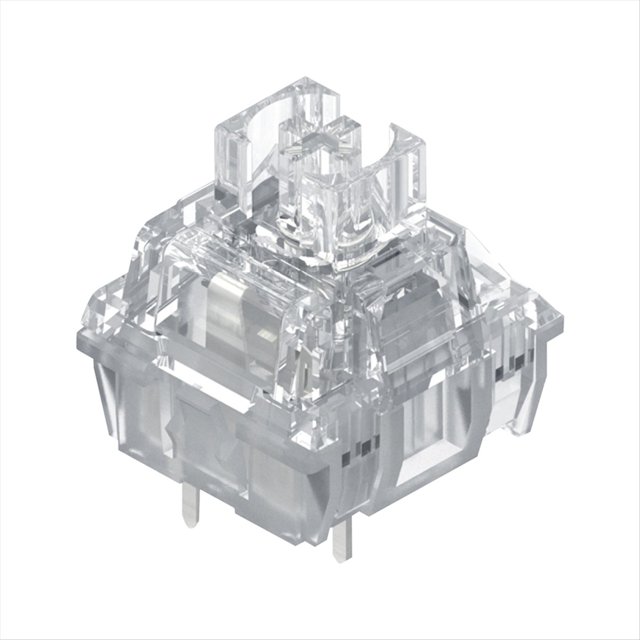 45 Piezas Ice Static V2 Switch 39gf Eje Lineal Silencioso para Teclado Mecánico DIY Interruptores de Teclado Personalizados