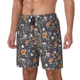 thumbnail image 2 of Balery Wildflowers Mens Swim Trunks Swim Shorts for Men Quick Dry Inseam Beach Shorts with Compression Liner Pocket-3X-Large, 2 of 9
