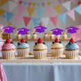 thumbnail image 4 of Decoración para magdalenas, clase de graduación de Gybeizhu, 2026, oro morado, 4 of 5