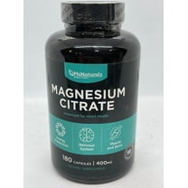 Magnesium Citrate 400mg Supplement 180 Capsules by Phi Naturals