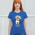 thumbnail image 3 of Tee Hunt Life is Better with My Shih Tzu T-Shirt Dog Lover Toy Dog Women's T-Shirt Tee, Blue, X-Large, 3 of 5