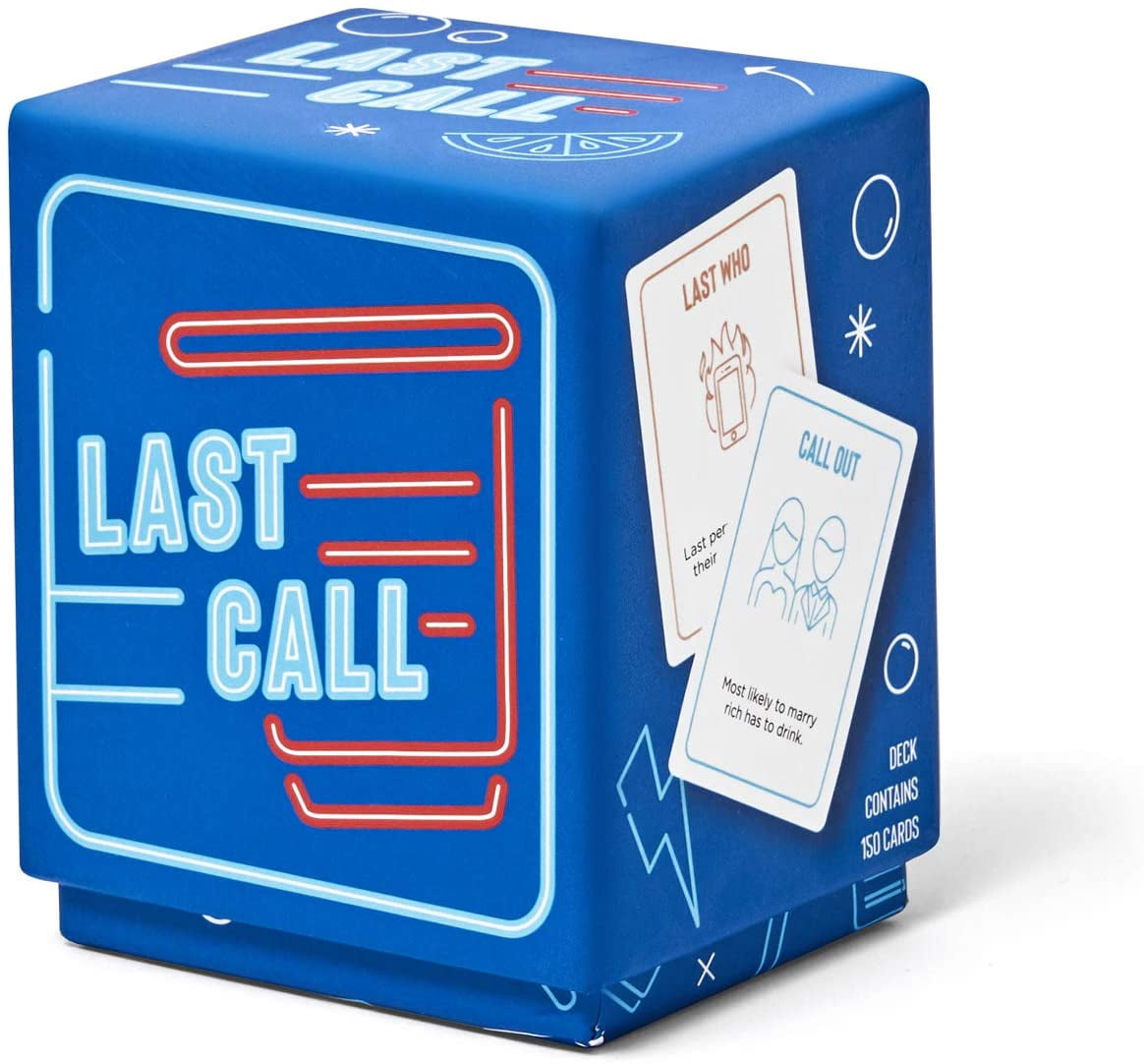 Last Call Drinking Game for Adults - Game Cards for Parties and Group Game  Nights - Walmart.com