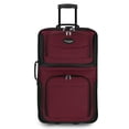 thumbnail image 1 of Travel Select Amsterdam Expandable Rolling Softside Luggage, Burgundy, Checked-Medium 25-Inch, 1 of 7