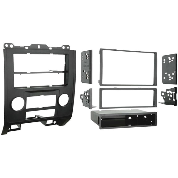 Metra 99-5814 Mounting Kit For Ford/Mazda/Mercury 2008-2012 Single-Din/Double-Din, Black