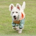 thumbnail image 6 of Color Matching Dogs Hooded Raincoats Reflective Strips Dogs Rain Coat Jackets Outdoor Waterproof Dogs Clothes for Cats, 6 of 9