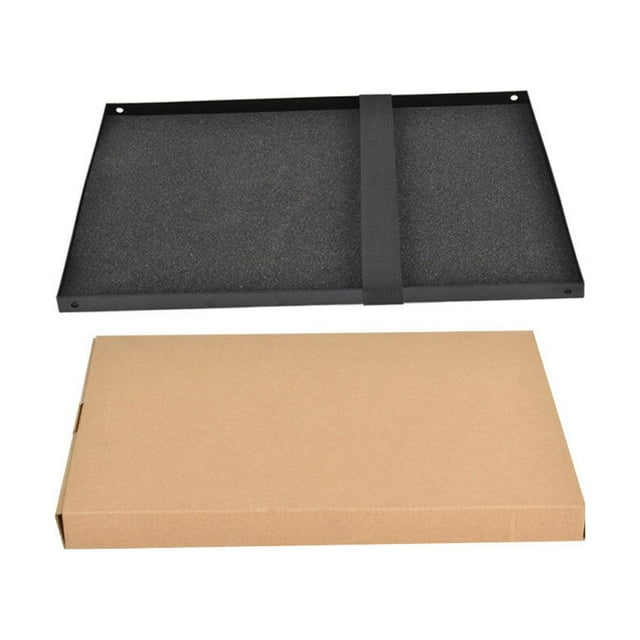 serony Bureau Projecteur Portable Plateau Trépied en Métal Remplacement Chambre Réutilisable Support d'Ordinateur Portable Plaque Trépied Accessoires de Palette 29x39cm
