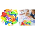thumbnail image 3 of Pegatinas de espuma de colores surtidos para hacer álbumes de recortes y tarjetas de felicitación para niños pequeños 26 piezas de animales marinos., 3 of 6