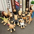 thumbnail image 2 of CNKOO Solid Wooden Small Animal Doll Model Children Puppet Toy Creative Decor Gift, 2 of 4