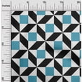 thumbnail image 1 of oneOone Cotton Poplin Fabric Triangle|Parallelogram & Square Geometric Print Fabric By Yard 42 Inch Wide, 1 of 4