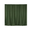 thumbnail image 6 of Efavormart 2 Pack | Olive Green Fire Retardant Scuba Polyester Curtain Panel Backdrops Wrinkle Free With Rod Pockets - 10ftx10ft, 6 of 9
