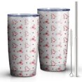 thumbnail image 2 of Christmas 20oz Stainless Steel Mobile Tumbler – Vacuum Insulated Coffee Mug with Lid, Spill-Proof Travel Cup for Hot & Cold Drinks, 2 of 7
