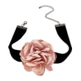 thumbnail image 2 of Gargantilla de flores para niña, cinturón, ligero, cómodo, gótico, rosa, con cordones, para cumpleaños, vestido de novia, accesorios de joyería Collar, 2 of 8