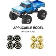 thumbnail image 3 of Llantas de Metal Ounissouiy RC a prueba de golpes para 1/24 FMS FCX24 Crawler RC Negro, 3 of 6