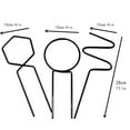 thumbnail image 2 of Soporte para plantas trepadoras NikouMX Enrejado de metal hierro 3 piezas, 2 of 7