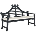 thumbnail image 3 of Safavieh Azusa Indoor/Outdoor Traditional Garden Bench with Cushion, 3 of 7