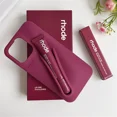 thumbnail image 5 of ForRhode with Lip Gloss Phone Case for IPhone 16 15 14 13 12 11 Pro Max Plus Lipstick Silicone DIY Toast Espresso Ribbon Box Cover, 5 of 16
