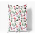 thumbnail image 2 of Farmhouse Christmas Throw Blanket, Cute Gnomes Christmas Pine Tree Soft Warm Cozy Plush Comfy Blanket for Couch Bed Sofa, Winter Holiday Fleece Flannel Throws to Decorate Living Room Bedroom, 2 of 5