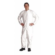 Dupont Collared Coveralls,White,S,Elastic,PK25 IC181SWHSM002500