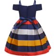 thumbnail image 2 of GHSDFBB Robe Fille pour Anniversaire Mariage Fête Occasion Spéciale Sequins Tulle Robe Princesse 3-10 Ans, 2 of 6