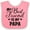 Pink and White, variant on Inktastic My Best Friend is My Papa with Hearts Boys or Girls Baby Bib