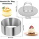thumbnail image 3 of 10/5/1 Uds Mini moldes para pasteles y galletas con placa de presión anillos para tartas y postres molde de acero inoxidable de 8x4cm para decoración de repostería y horneado, 3 of 5