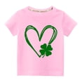 thumbnail image 2 of piuwrlz T-Shirt Boy/Girls Short Sleeve Printed Top Pink Size 9 Years, 2 of 4