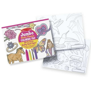 2PC Disney Princesses Coloring Book Jumbo Activity Pad Books Kids Children  Girls 