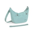thumbnail image 2 of Gustave Nylon Crescent Crossbody Bag for Women Slouchy Shoulder Messenger Satchel Purse Zipper Hobo Handbag Dumpling Bags with 2 Shoulder Strap - Cyan, 2 of 11