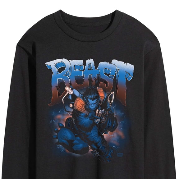X-Men - Beast Character Long Sleeve Graphic T-Shirt