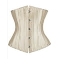 thumbnail image 1 of YouLoveIt Women's Waist Trimmer Corset Heavy Duty Underbust Corset Lingerie 24 Steel Boned Satin Underbust Party Wedding Body Shaping Underwear S-6XL Size, 1 of 7